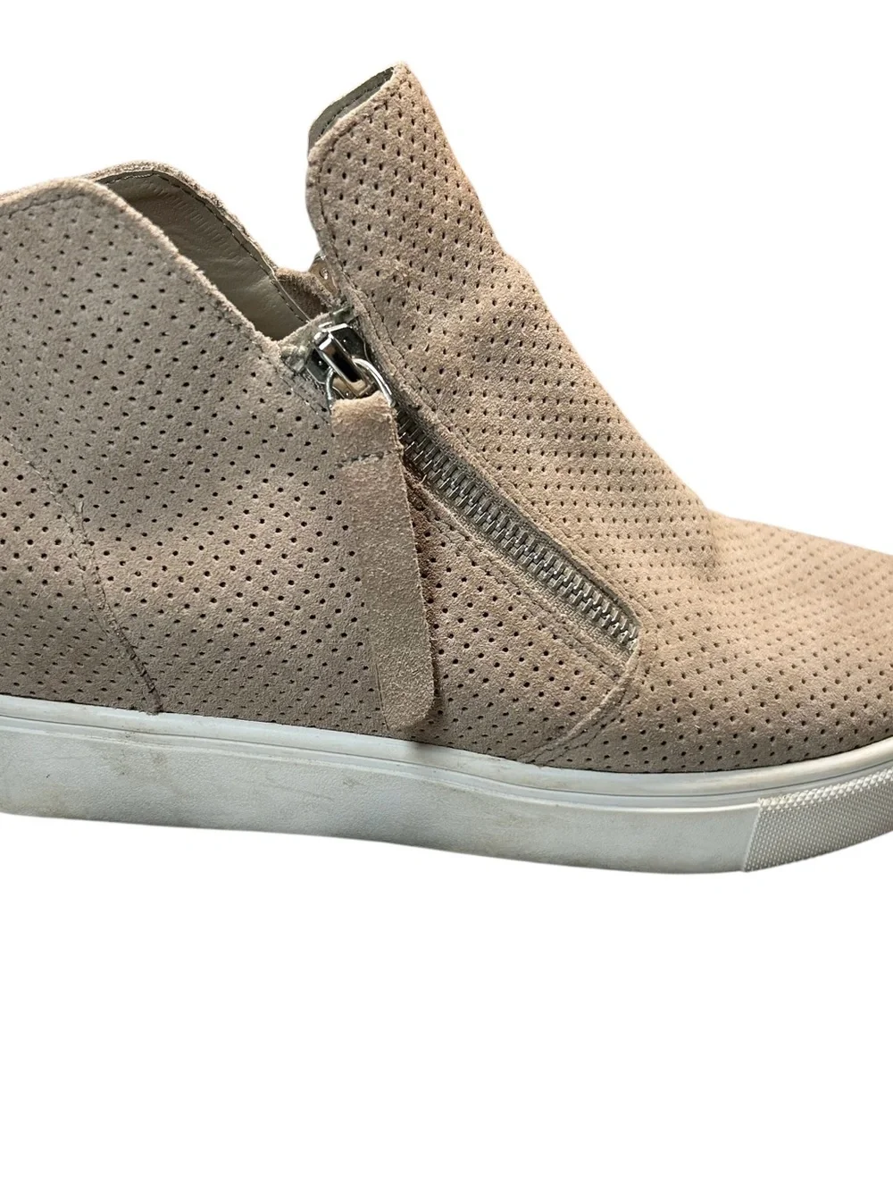 Steve Madden perforated suede